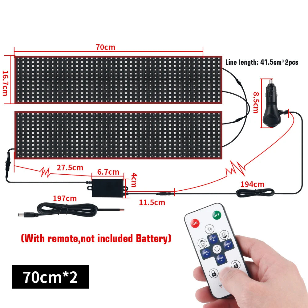 Devil Eye LED Windshield Display