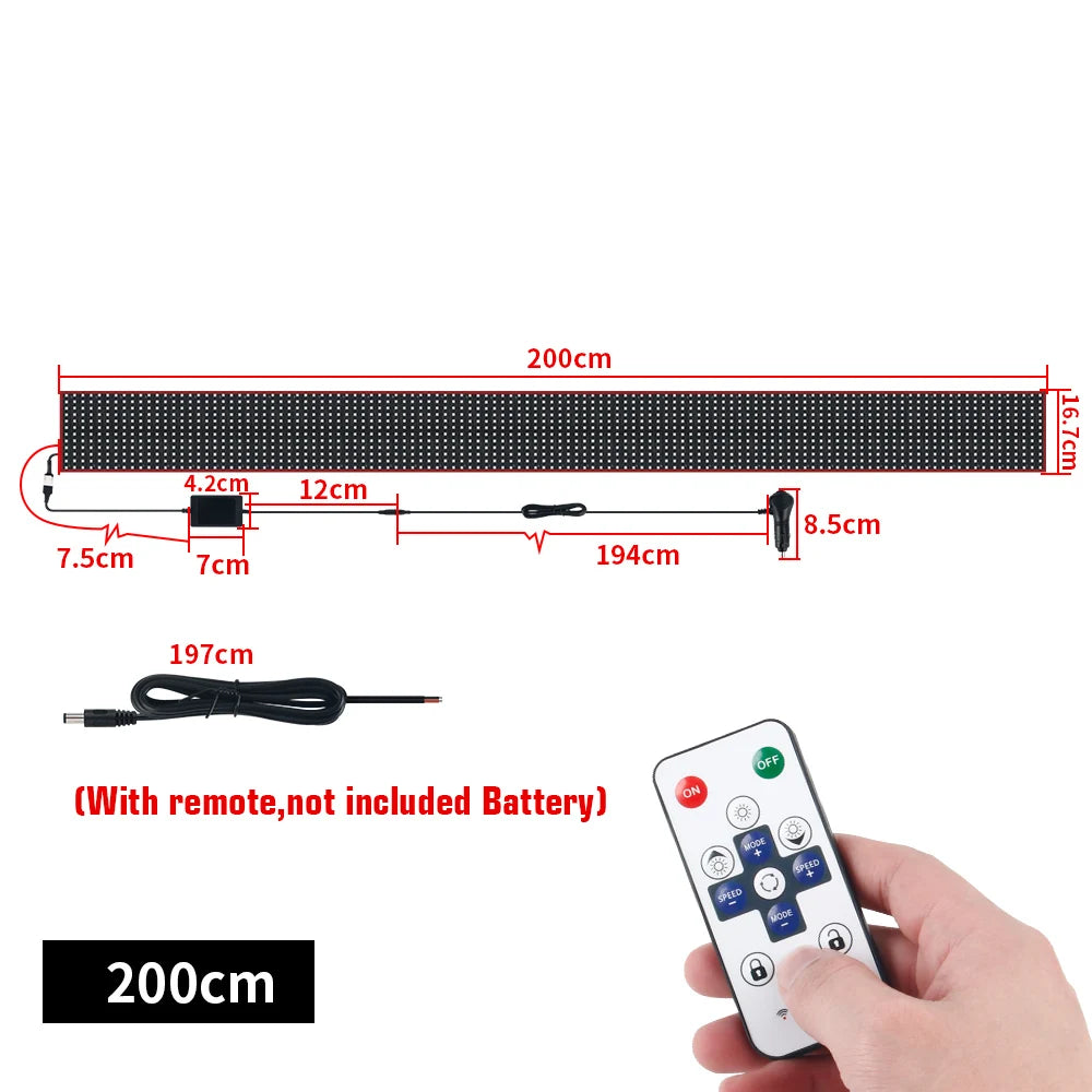 Devil Eye LED Windshield Display