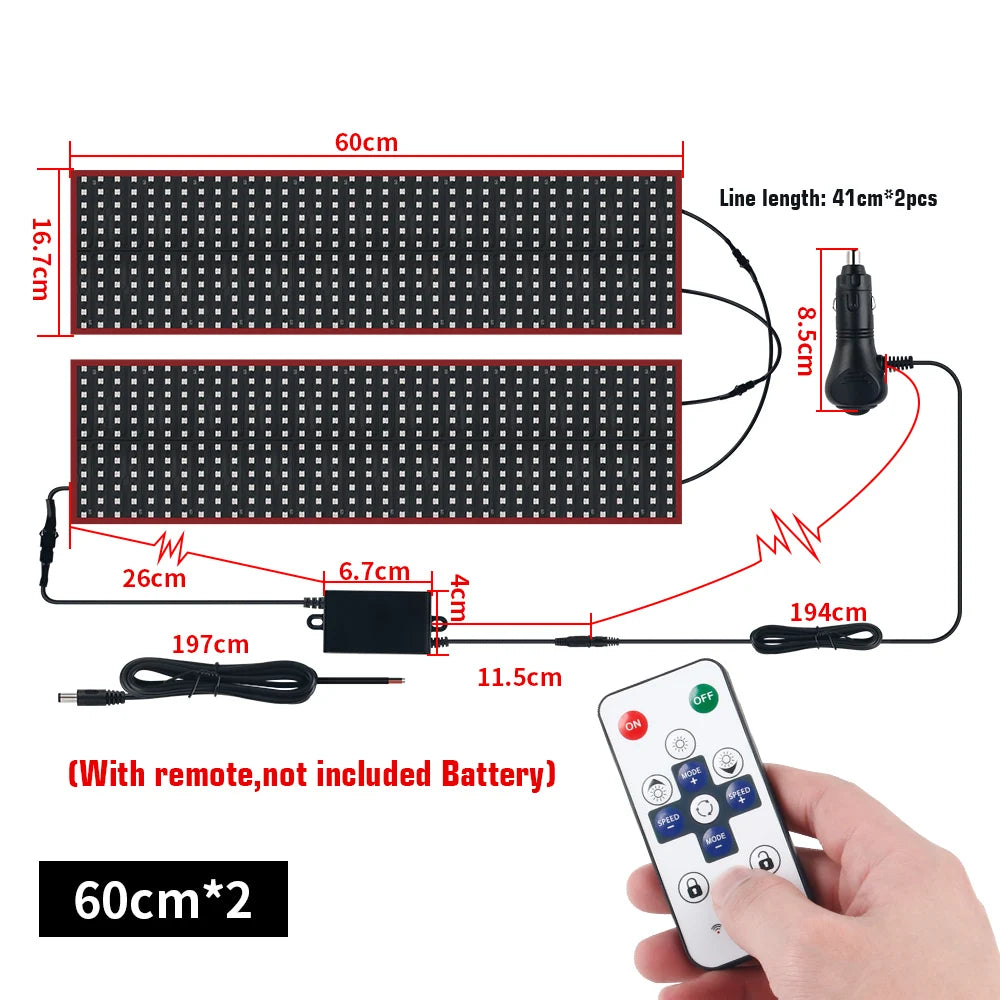 Devil Eye LED Windshield Display