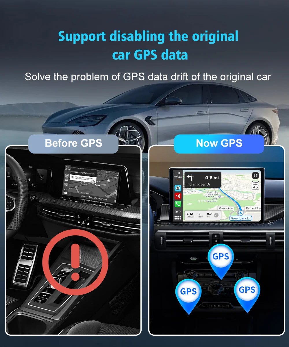 Carlinkit 5.0 Wireless Apple CarPlay & Android Auto Adapter