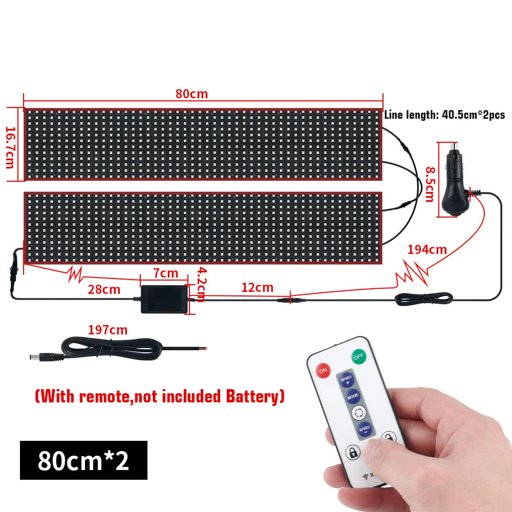 Devil Eye LED Windshield Display