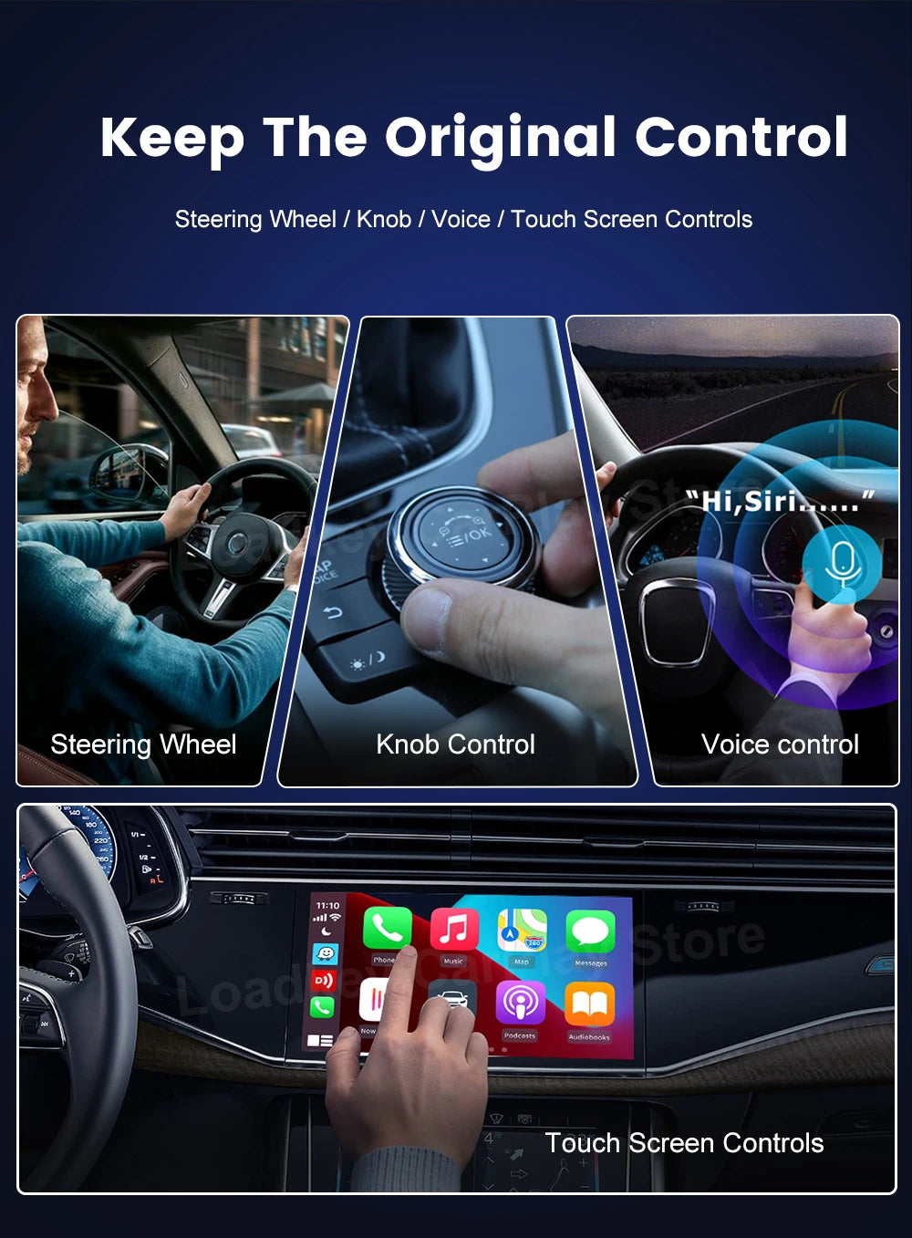 Carlinkit 5.0 Wireless Apple CarPlay & Android Auto Adapter