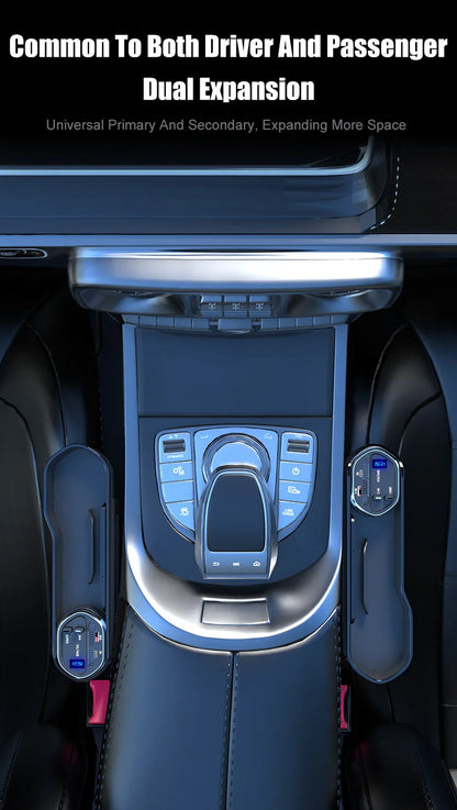 Charge & Go – Wireless Car Seat Organizer