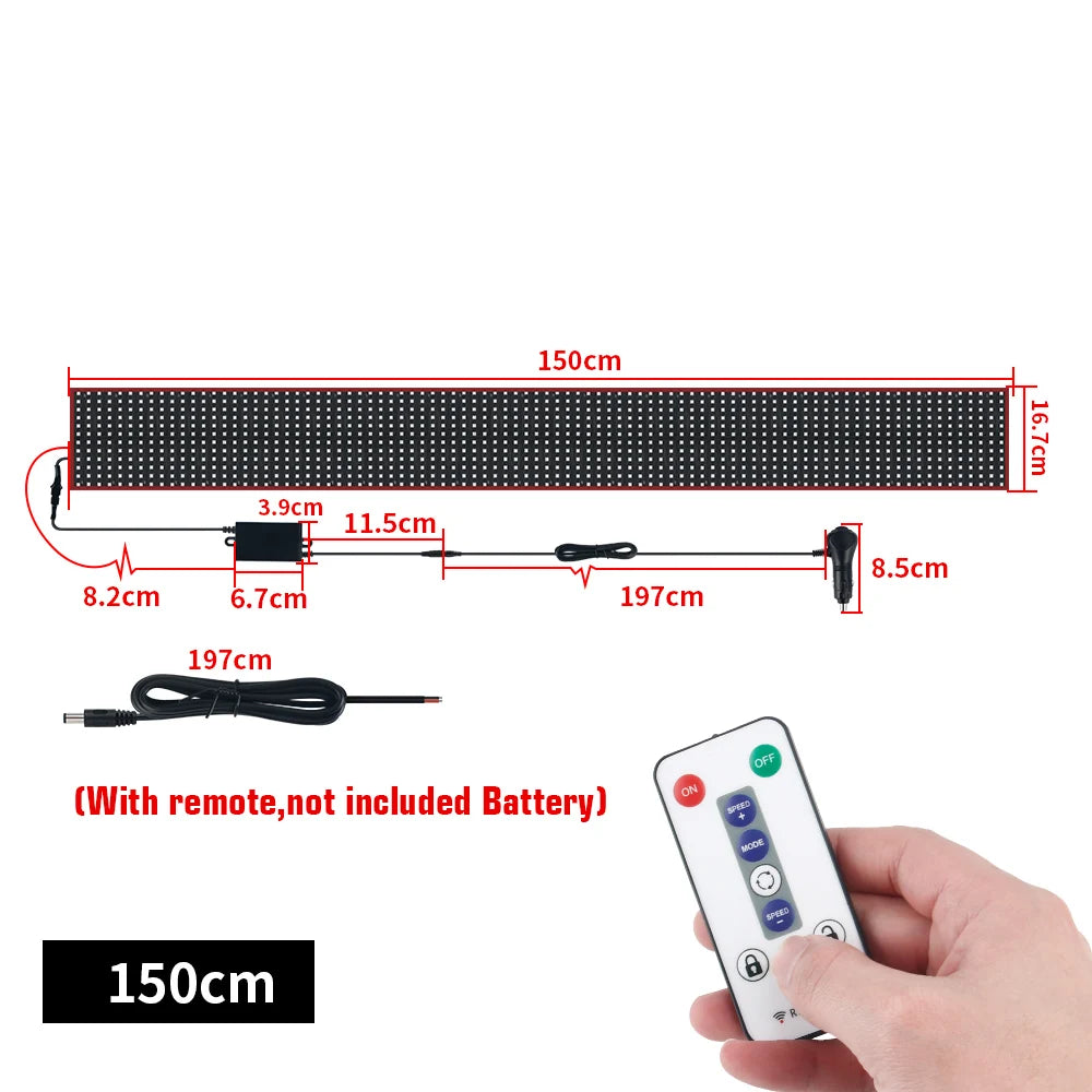 Devil Eye LED Windshield Display