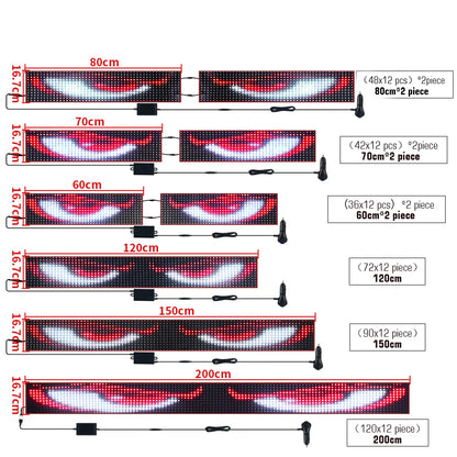 Devil Eye LED Windshield Display