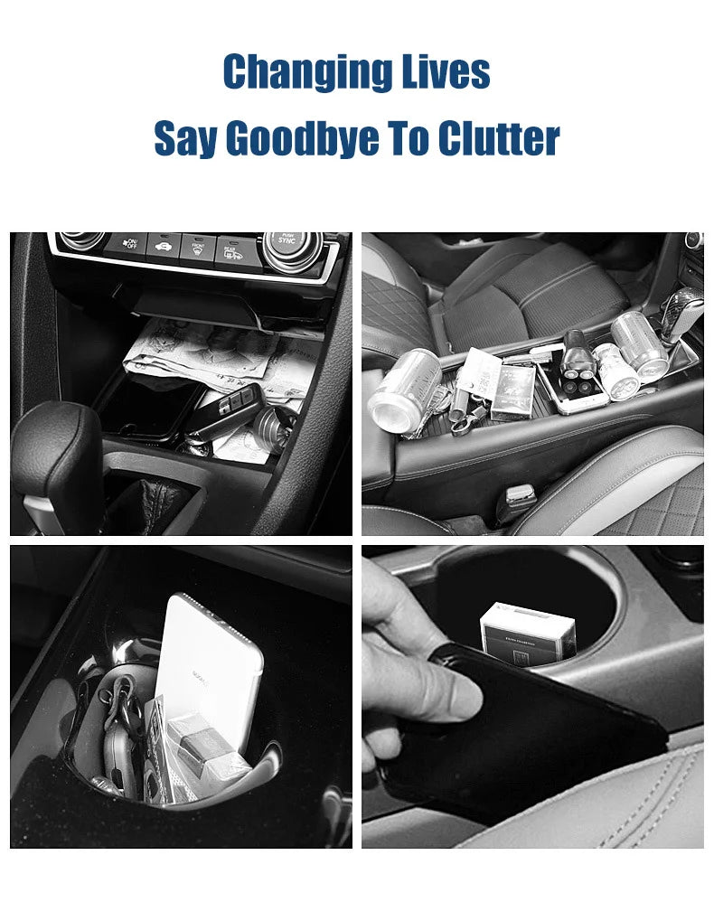 Charge & Go – Wireless Car Seat Organizer