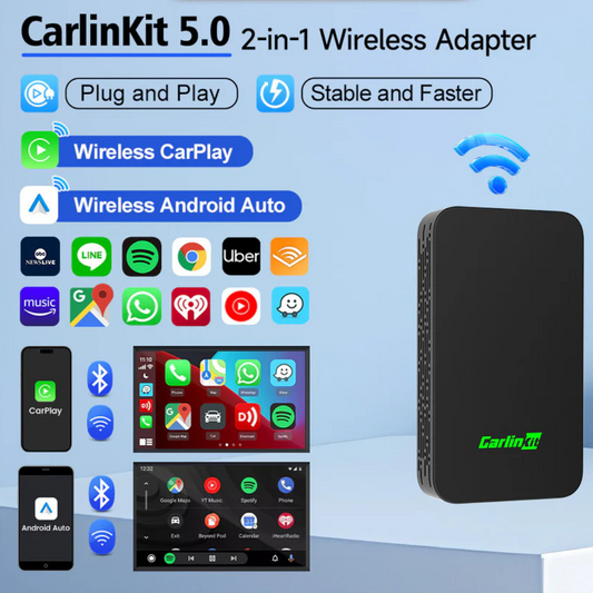 Carlinkit 5.0 Wireless Apple CarPlay & Android Auto Adapter